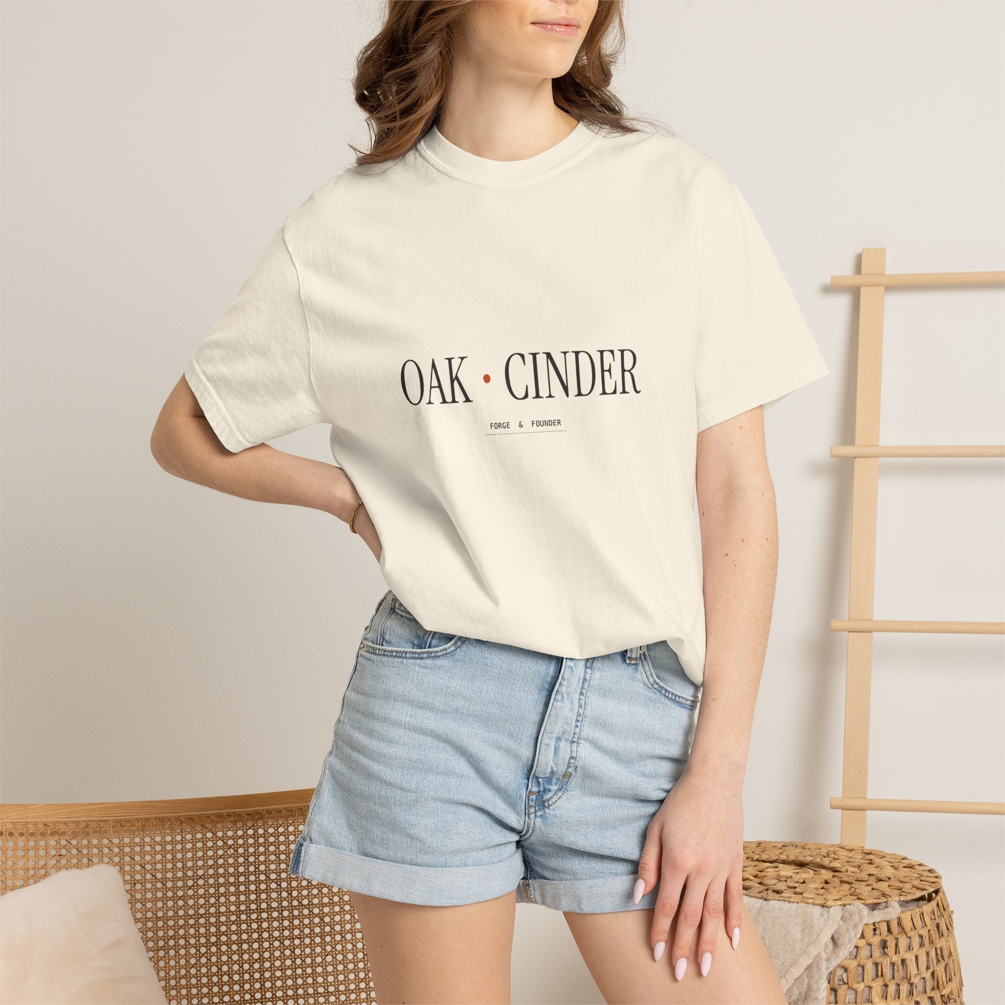 Oak Cinder Wordmark Tee